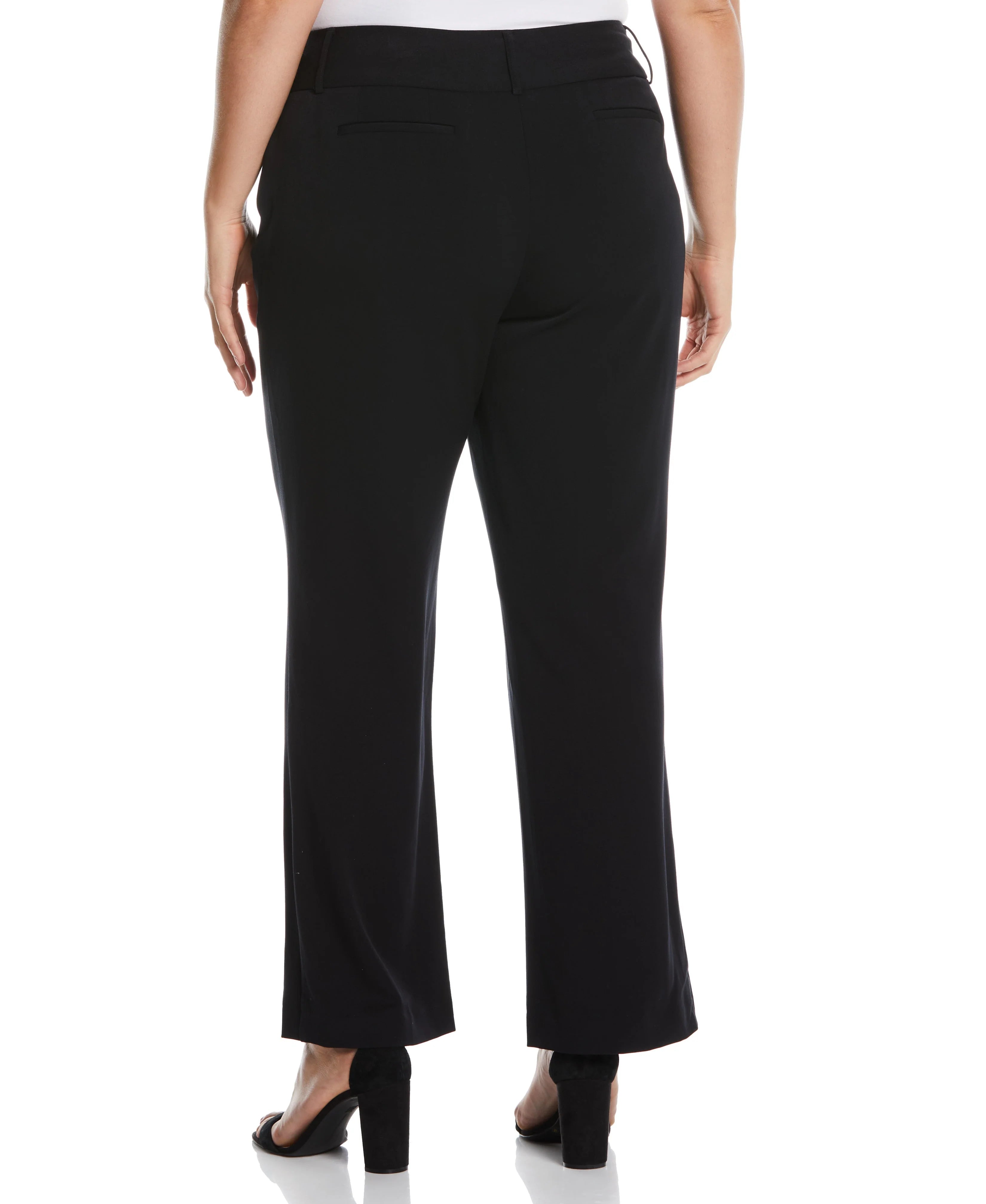 Plus Size Curvy Fit Boot Cut Pant Curvy Fit