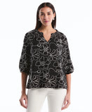 Floral Embroidered Blouse