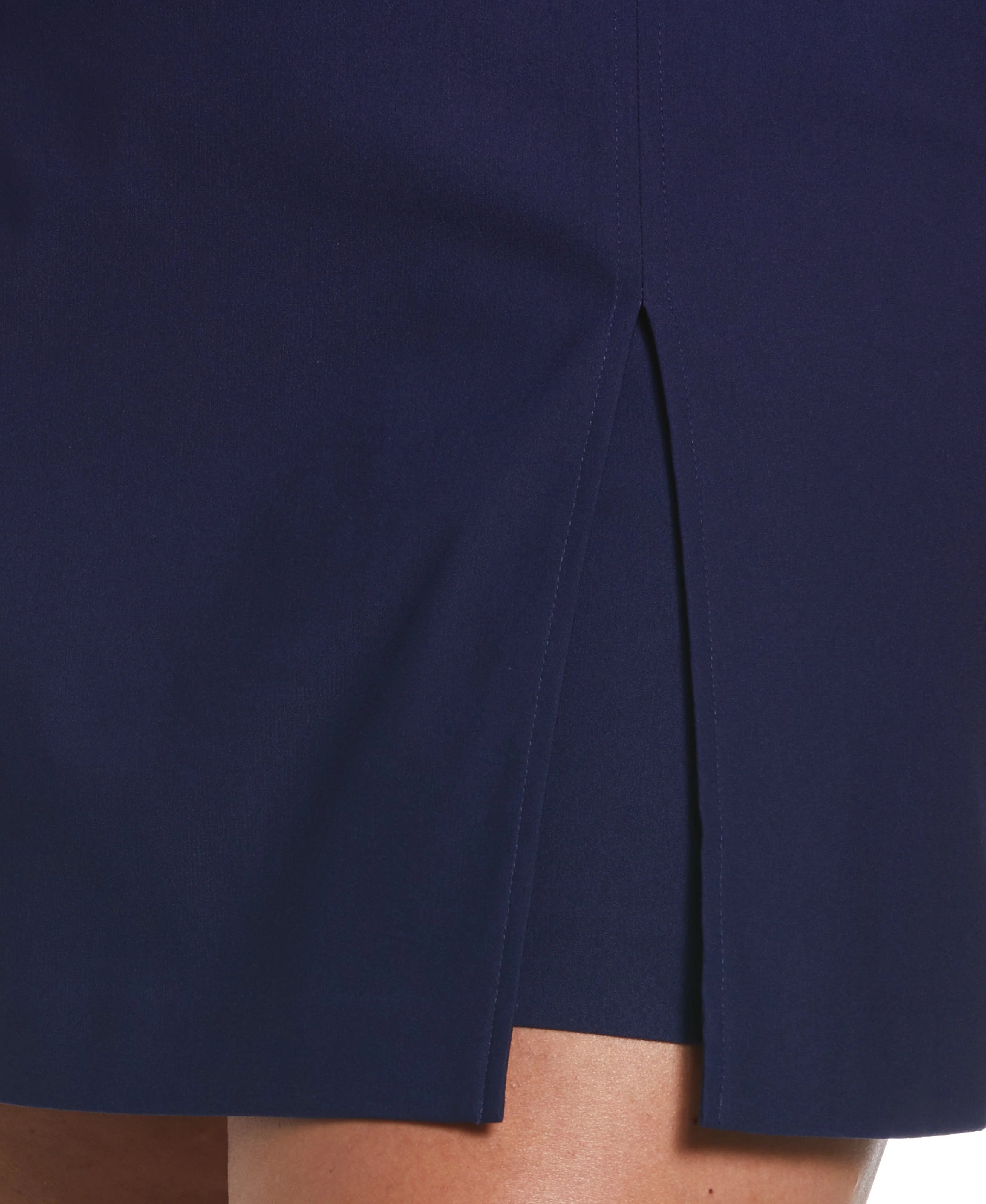 Plus Size Modern Fit Skort with Front Slit