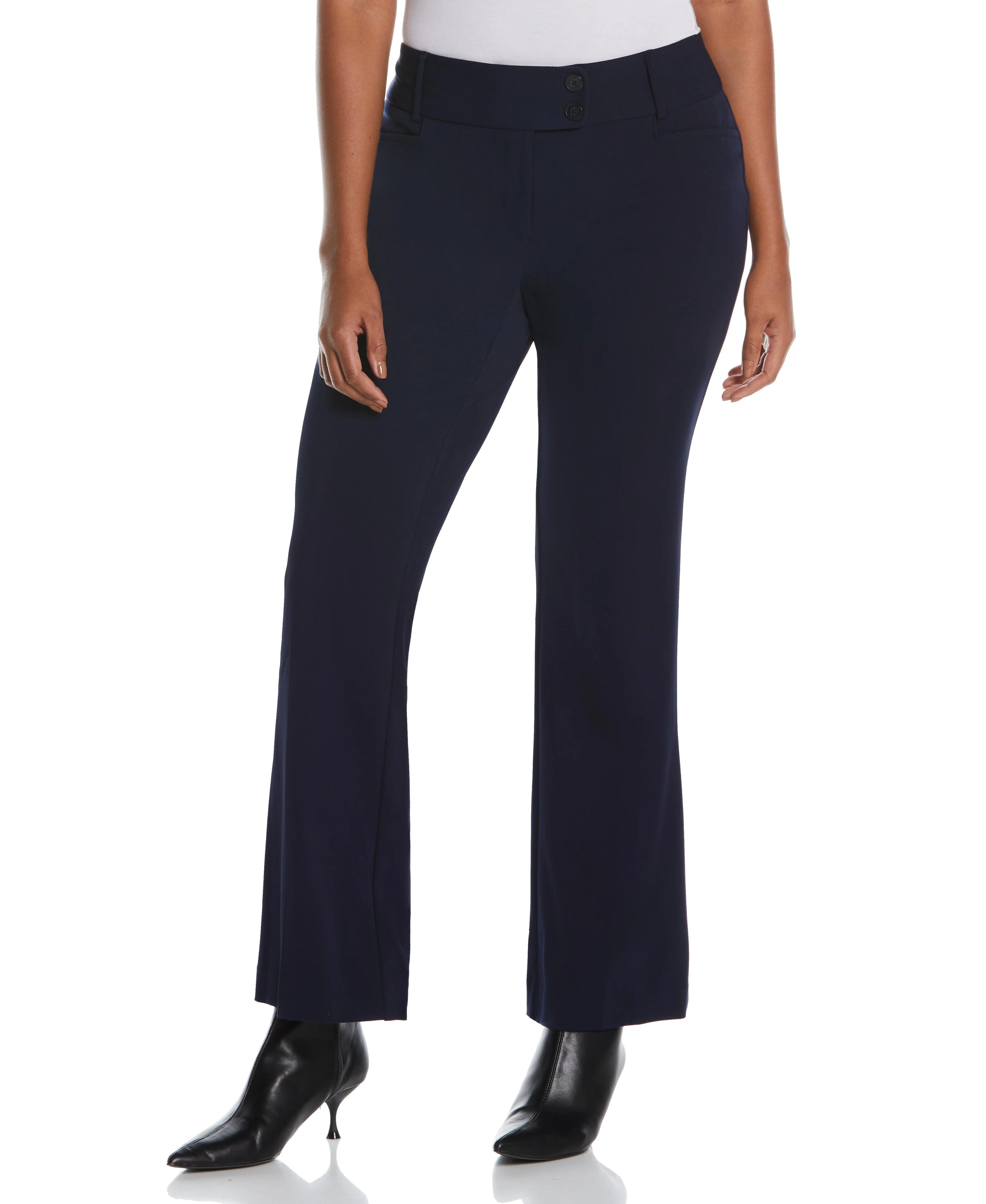 Petite Curvy Fit Boot Cut Pant Curvy Fit 29 inseam