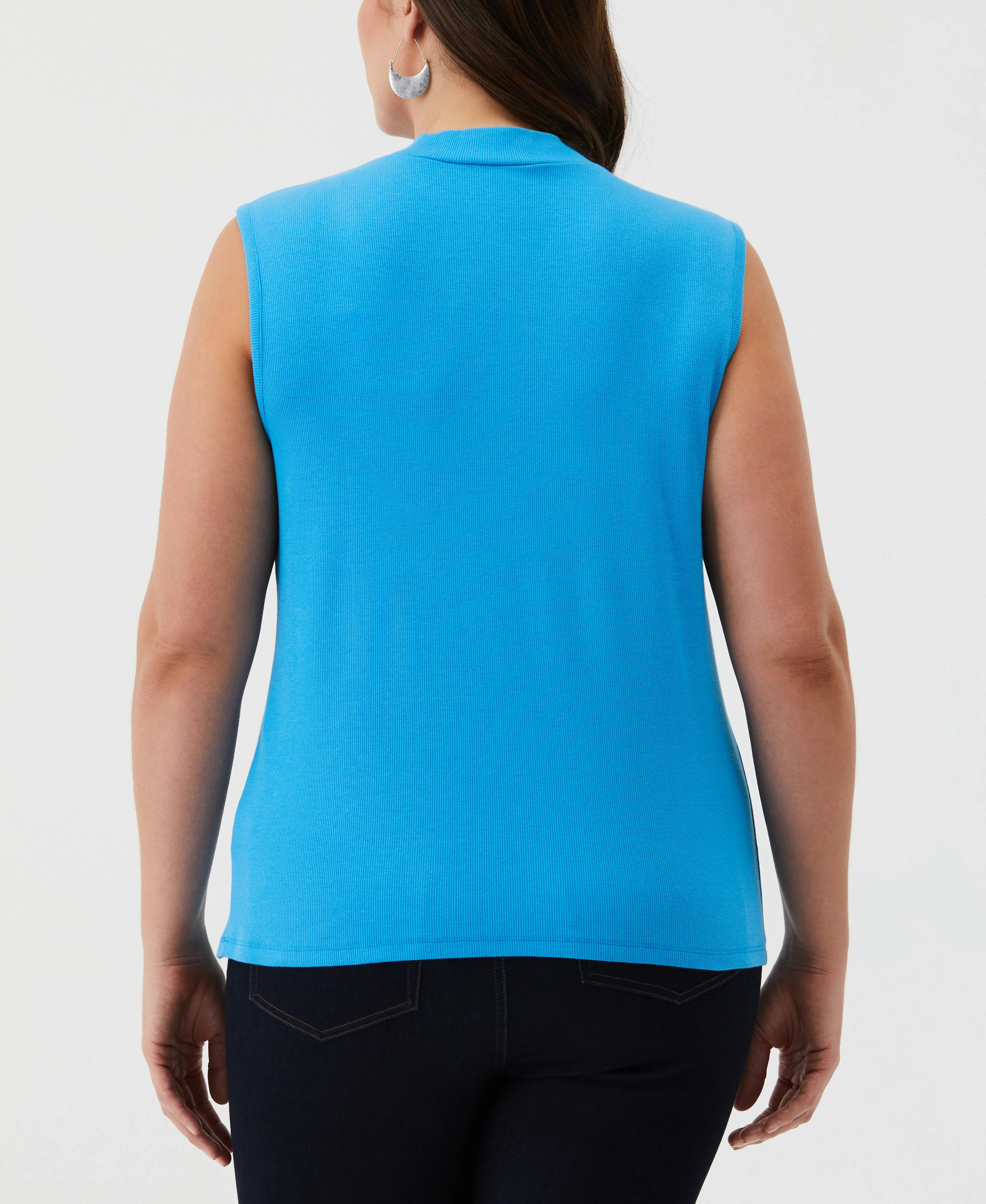 Plus Size Cutout Ribbed Tank Top