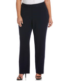 Plus Size Gabardine Straight Leg Pant Curvy Fit