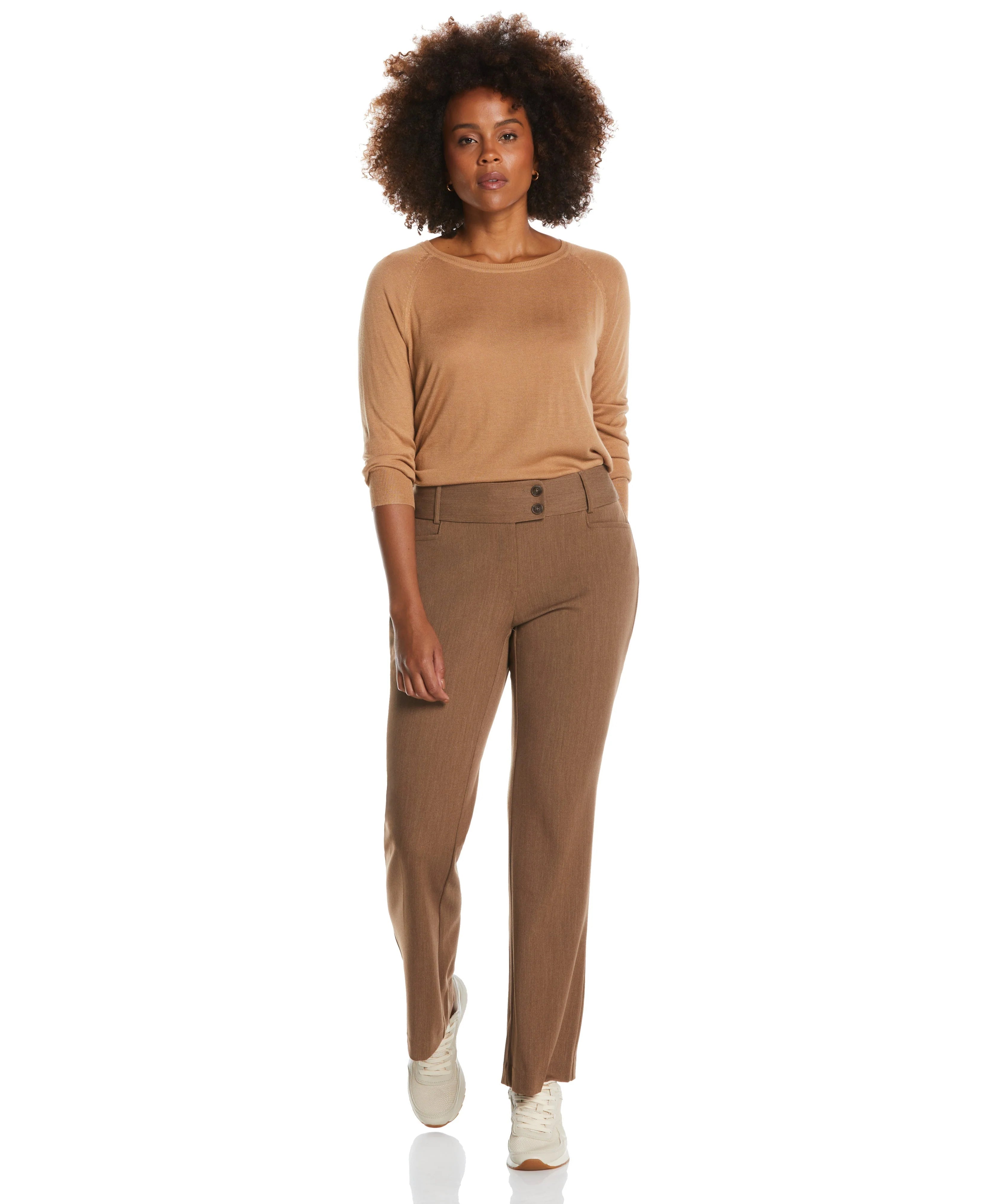 Gabardine Bootcut Pant Curvy Fit