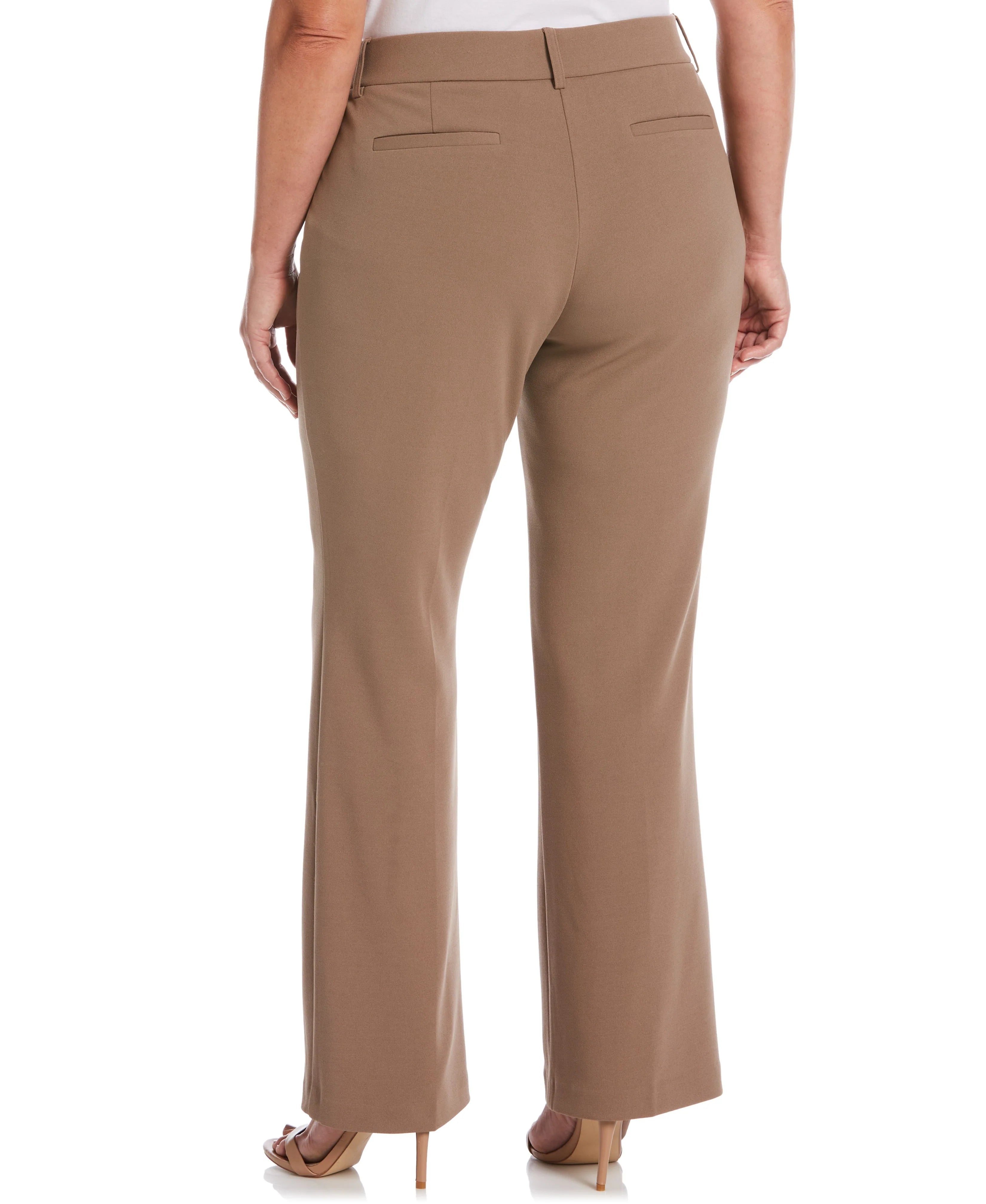 Plus Size Stretch Crepe Pant Classic Fit