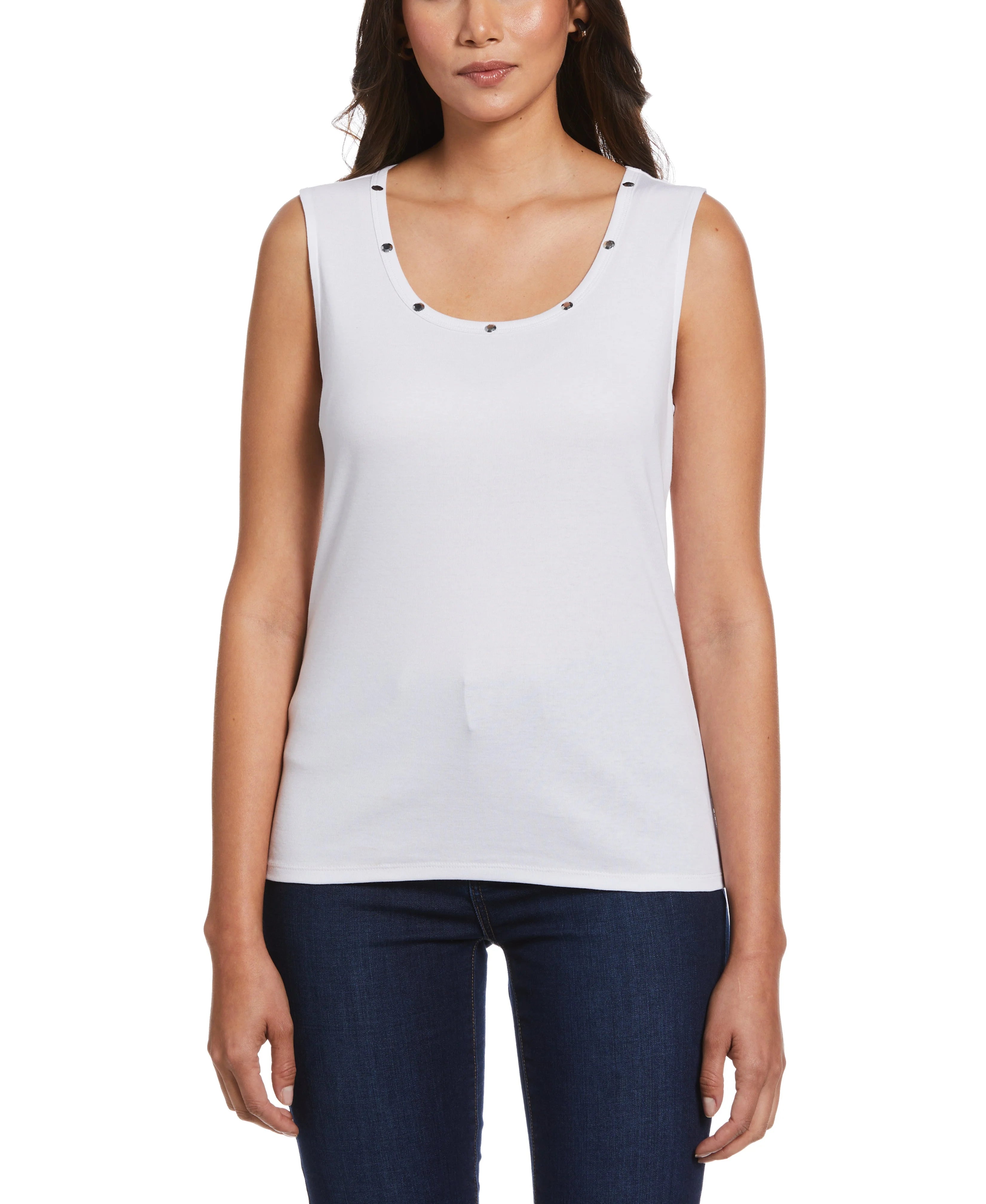 Petite Tank Top with Hardware