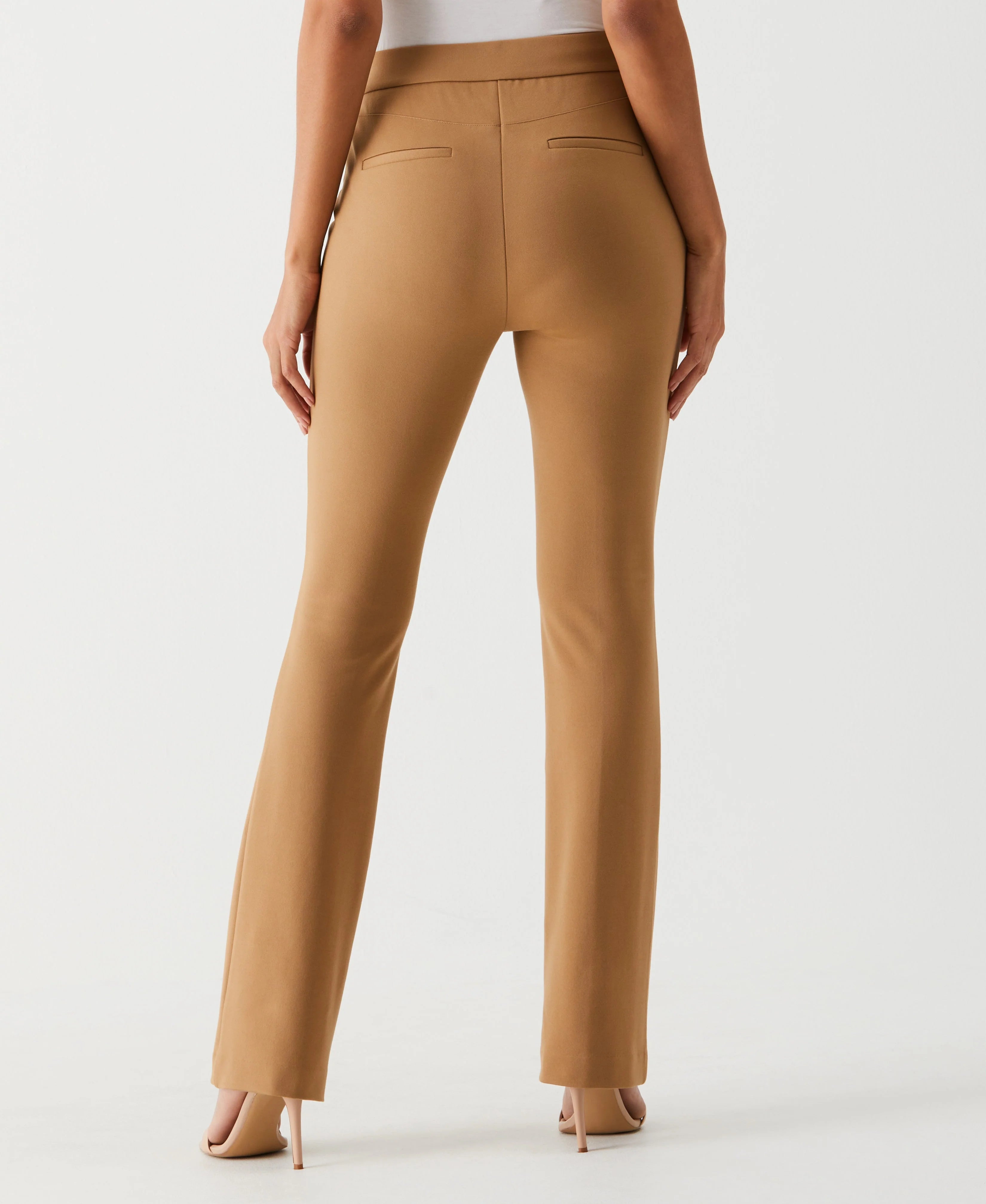 Ponte Knit Bootcut Pull On Pant