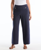 Plus Size Indigo Denim Wide Leg Pant