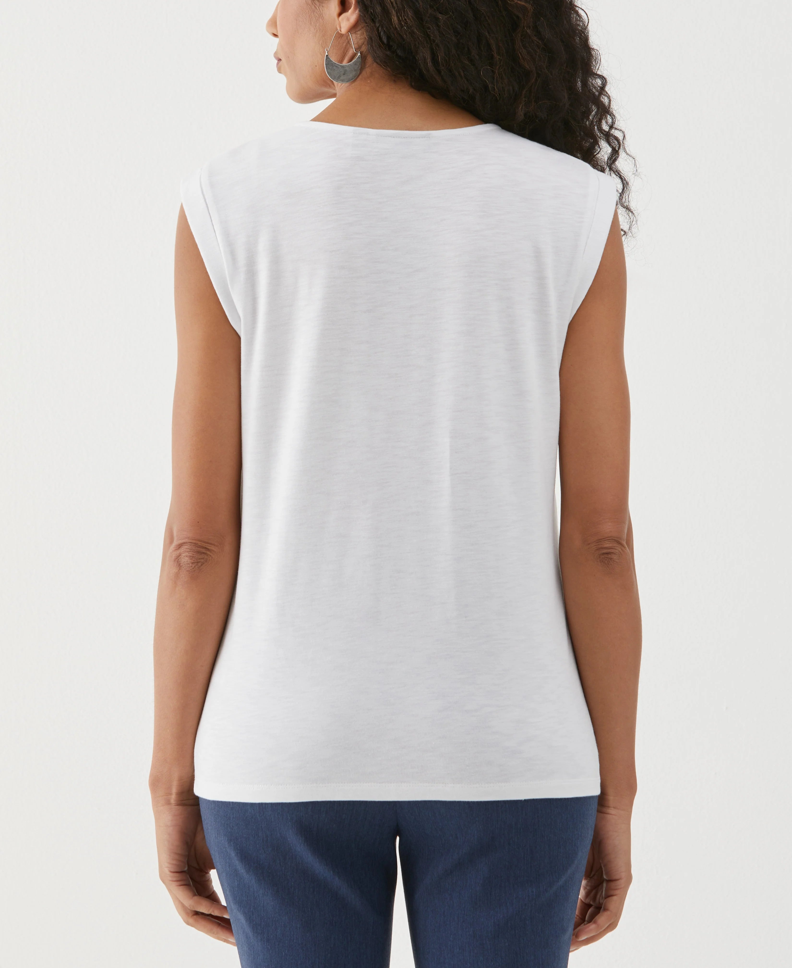 Lace Up Tank Top