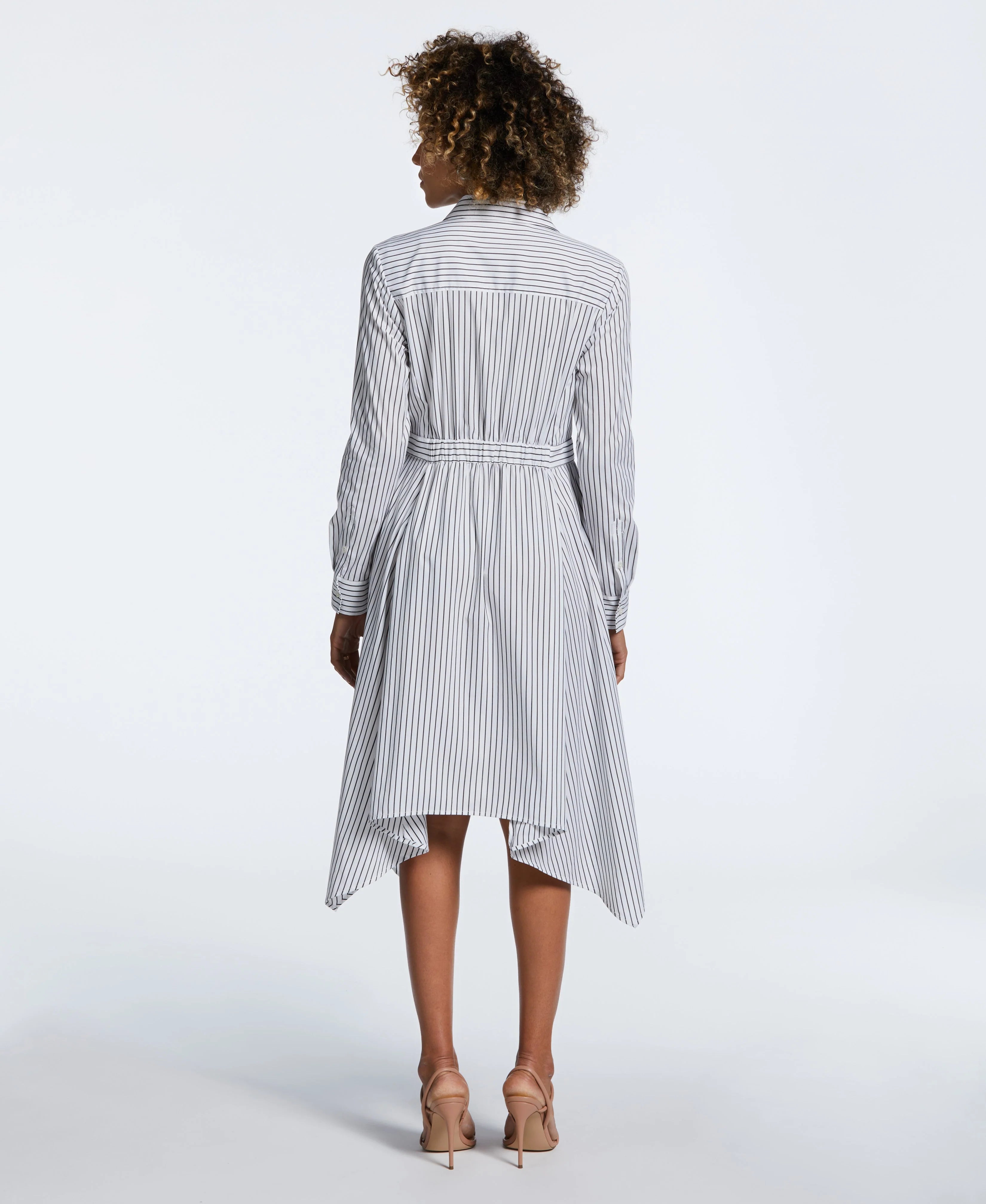 Handkerchief Dress with Chain Belt