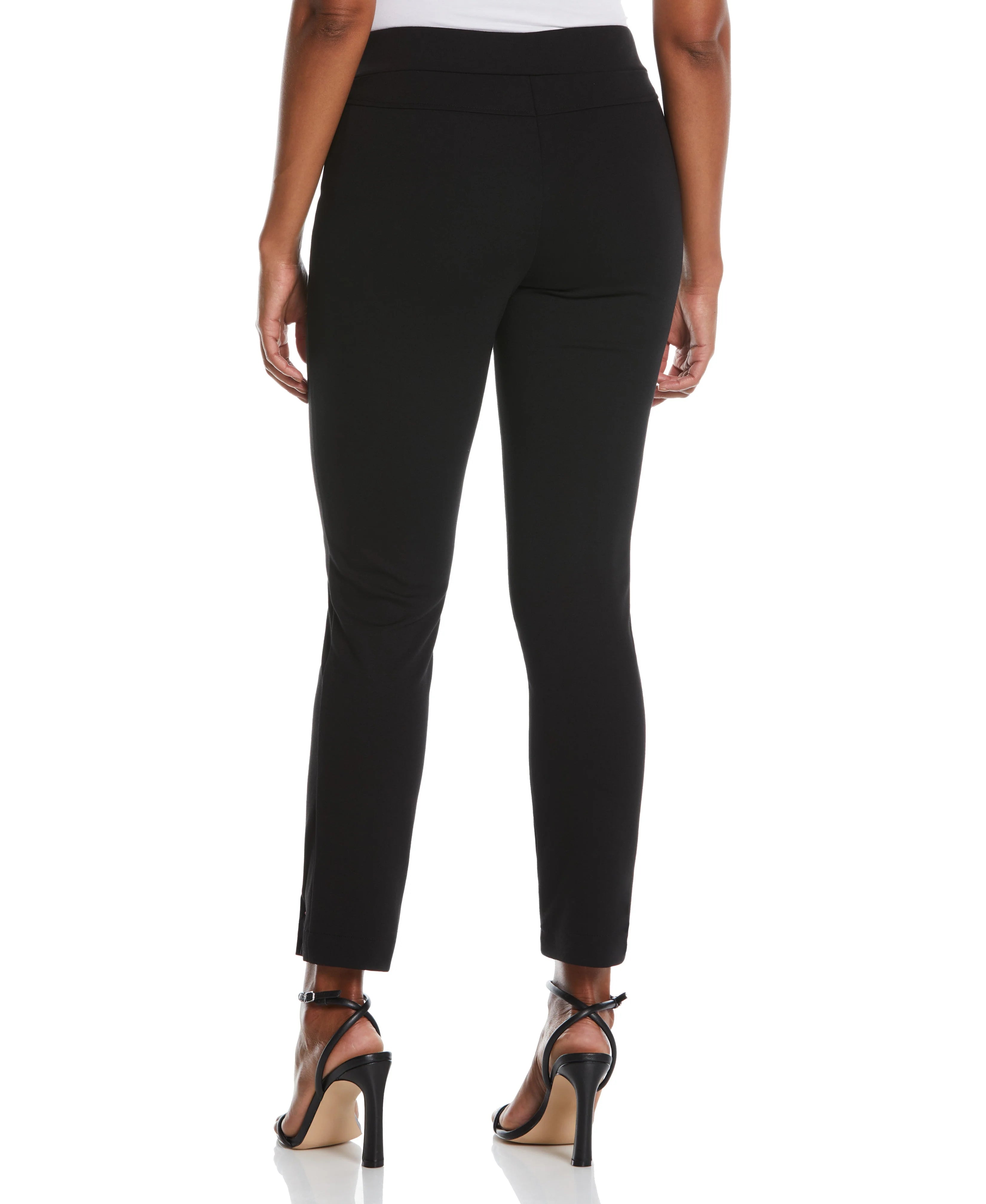Ponte Knit Slim Leg Pant Comfort Fit